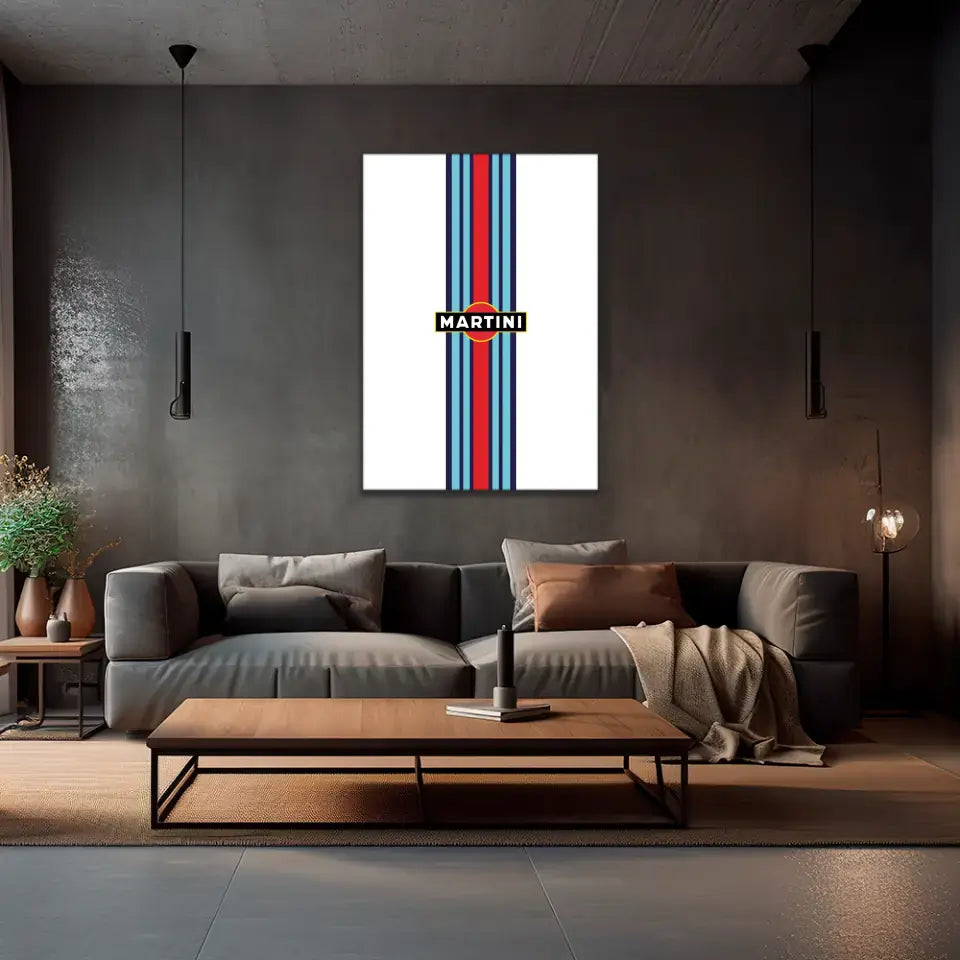 Martini Porsche - Custom wall art