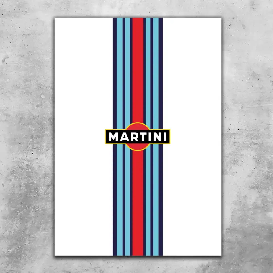 Martini Porsche - Custom wall art