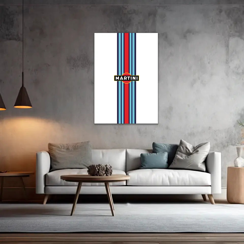 Martini Porsche - Custom wall art
