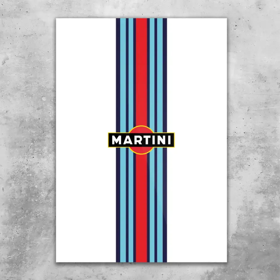 Martini Porsche - Custom wall art