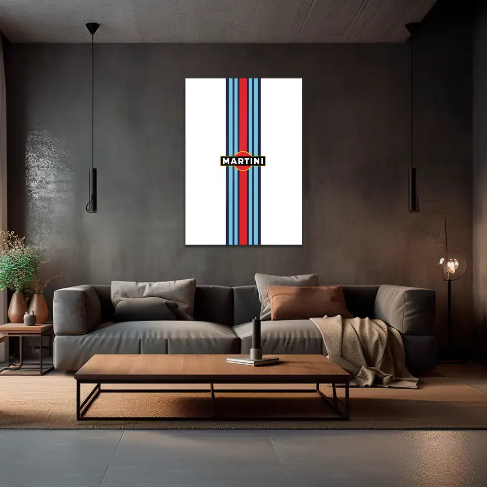 Martini Porsche - Custom wall art