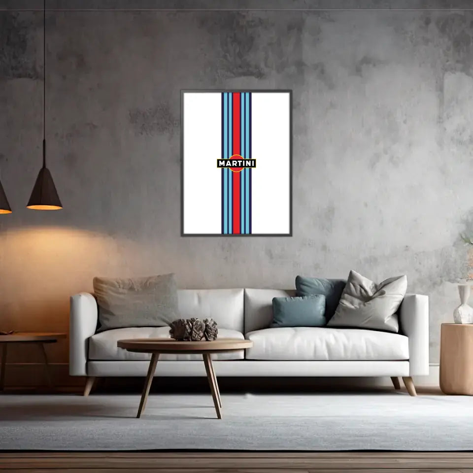 Martini Porsche - Personnalisé affiche murale