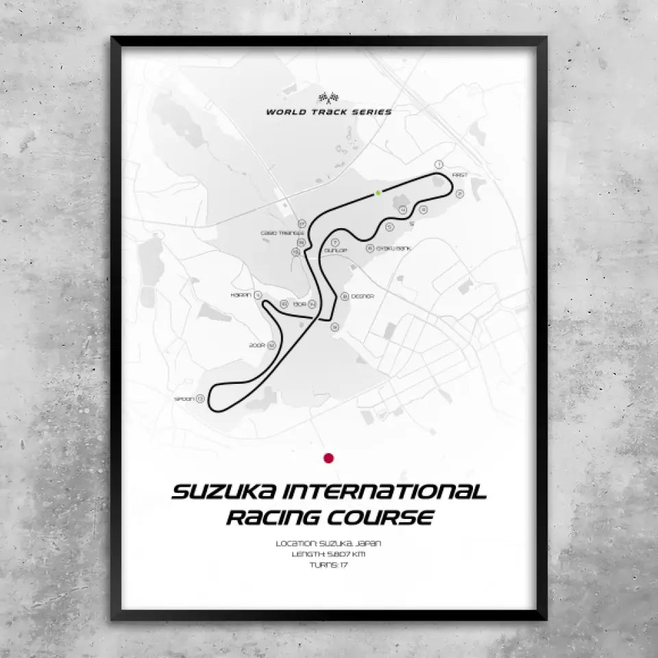 Suzuka - Personnalisé affiche murale