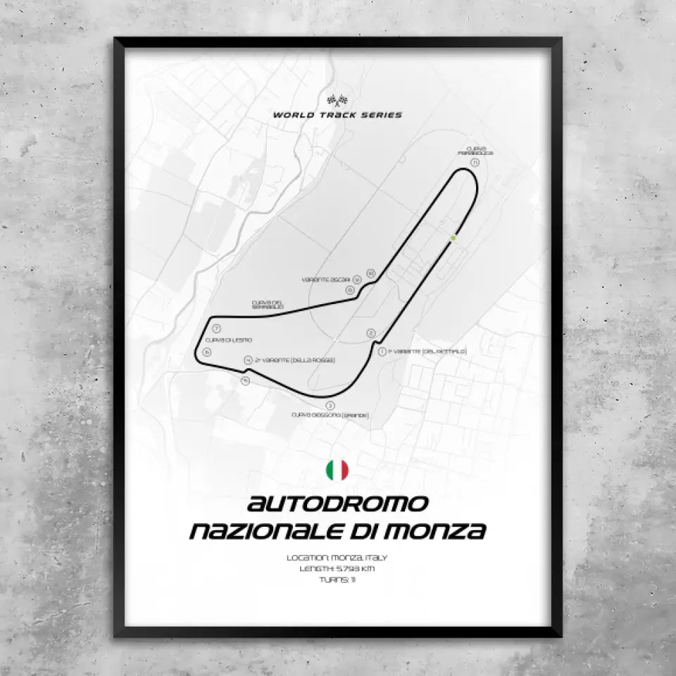 Monza - Custom wall art