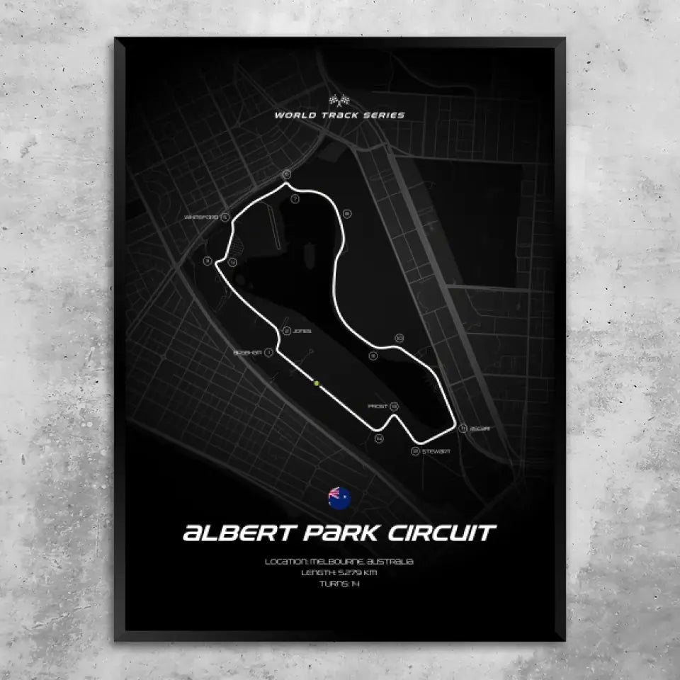 Melbourne - Custom wall art