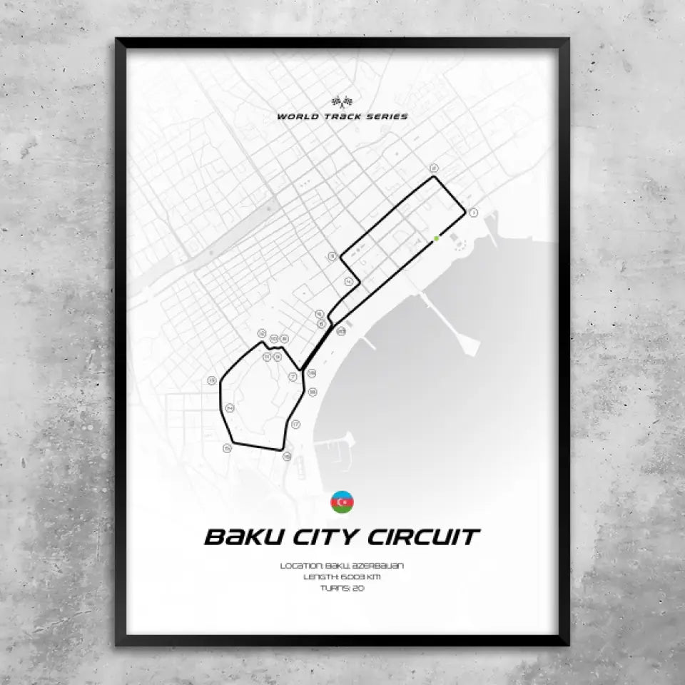 Baku - Quadro personalizzato