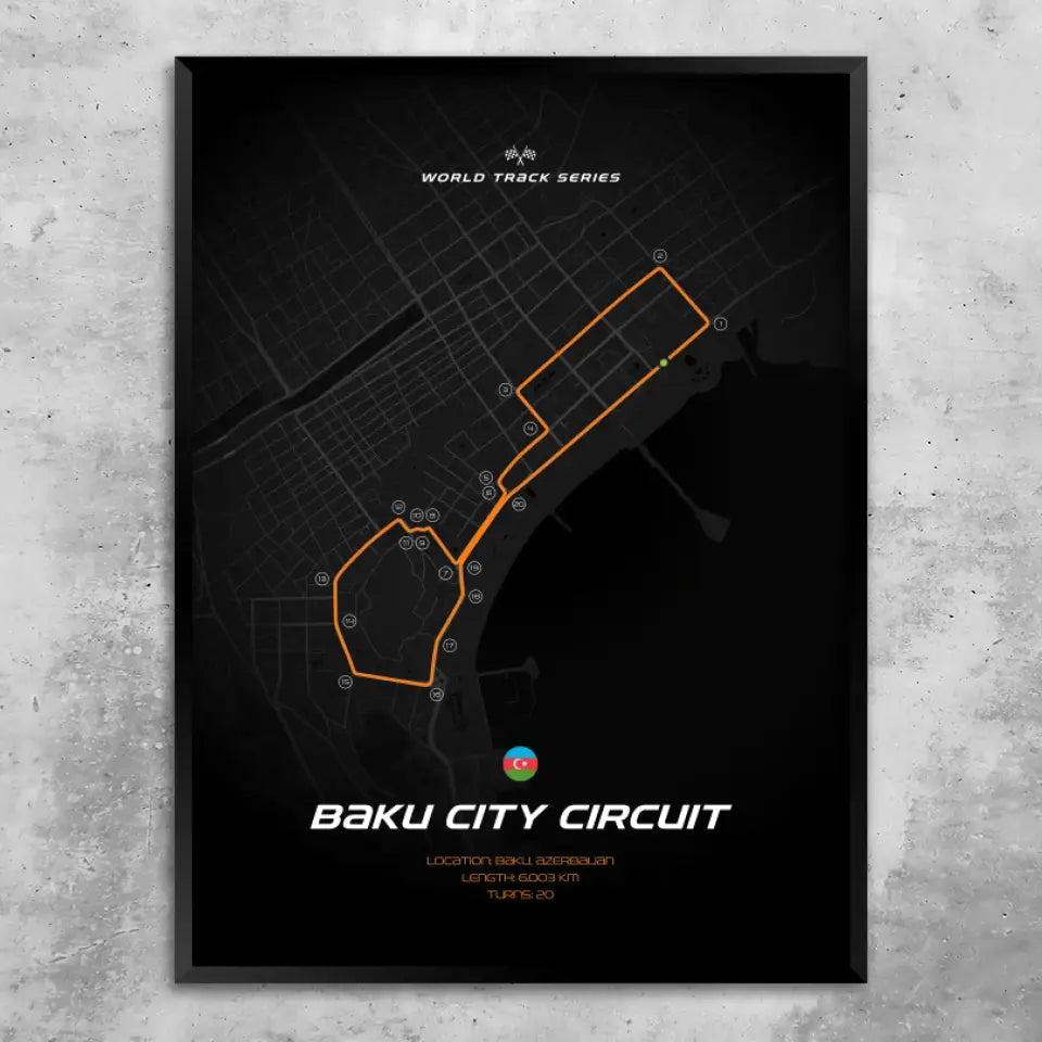 Baku - Quadro personalizzato