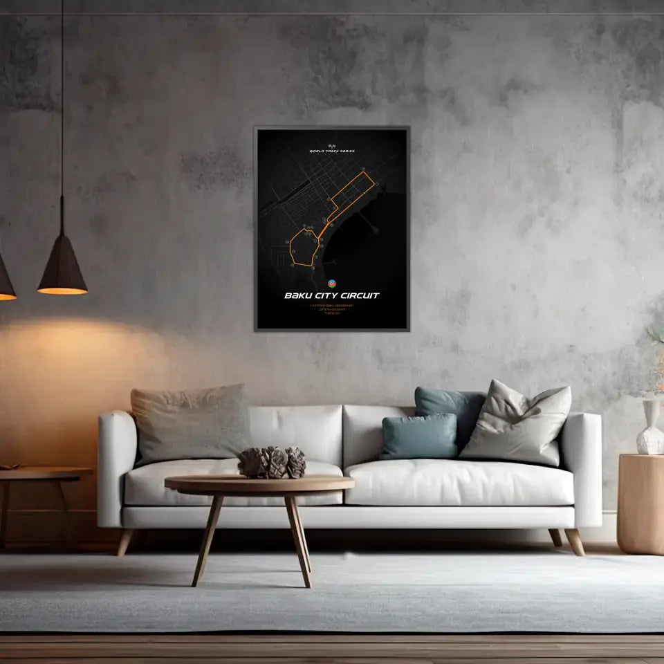 Baku - Individuelles Wandbild