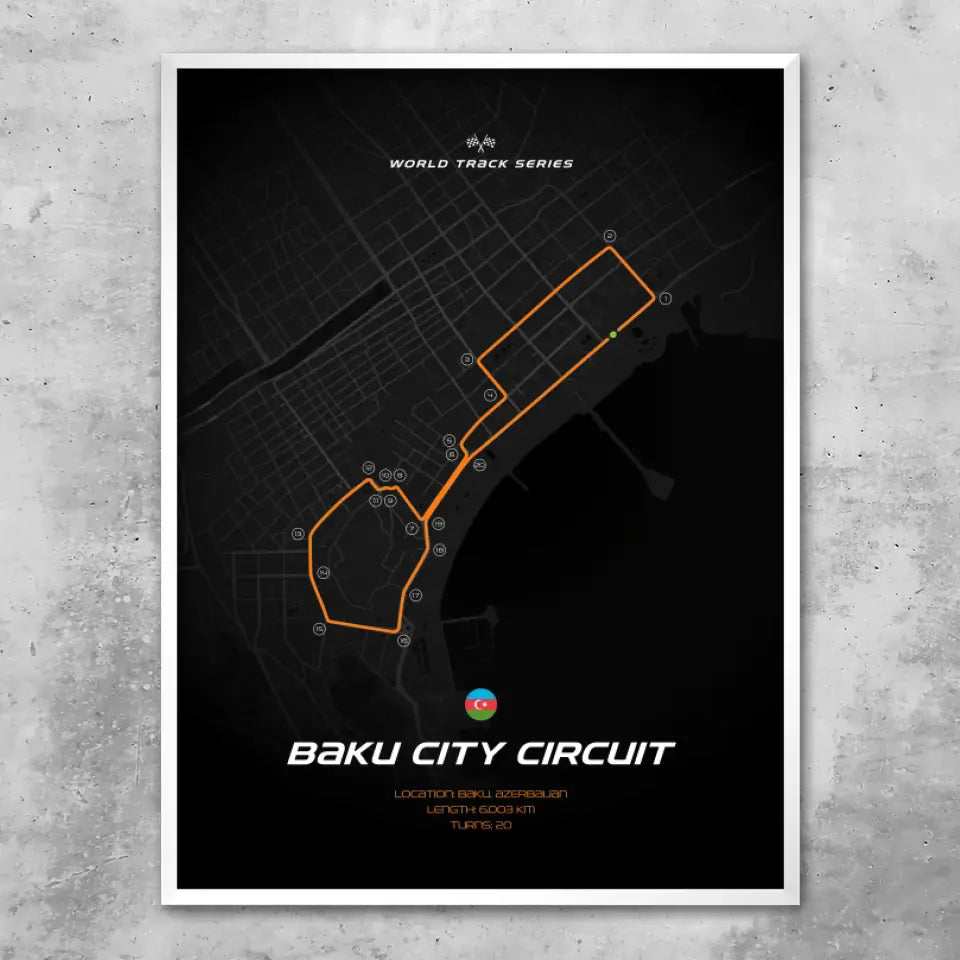 Baku - Individuelles Wandbild