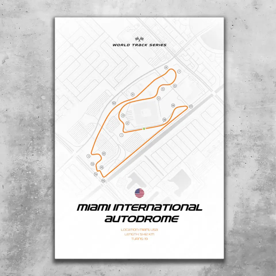 Miami - Individuelles Wandbild
