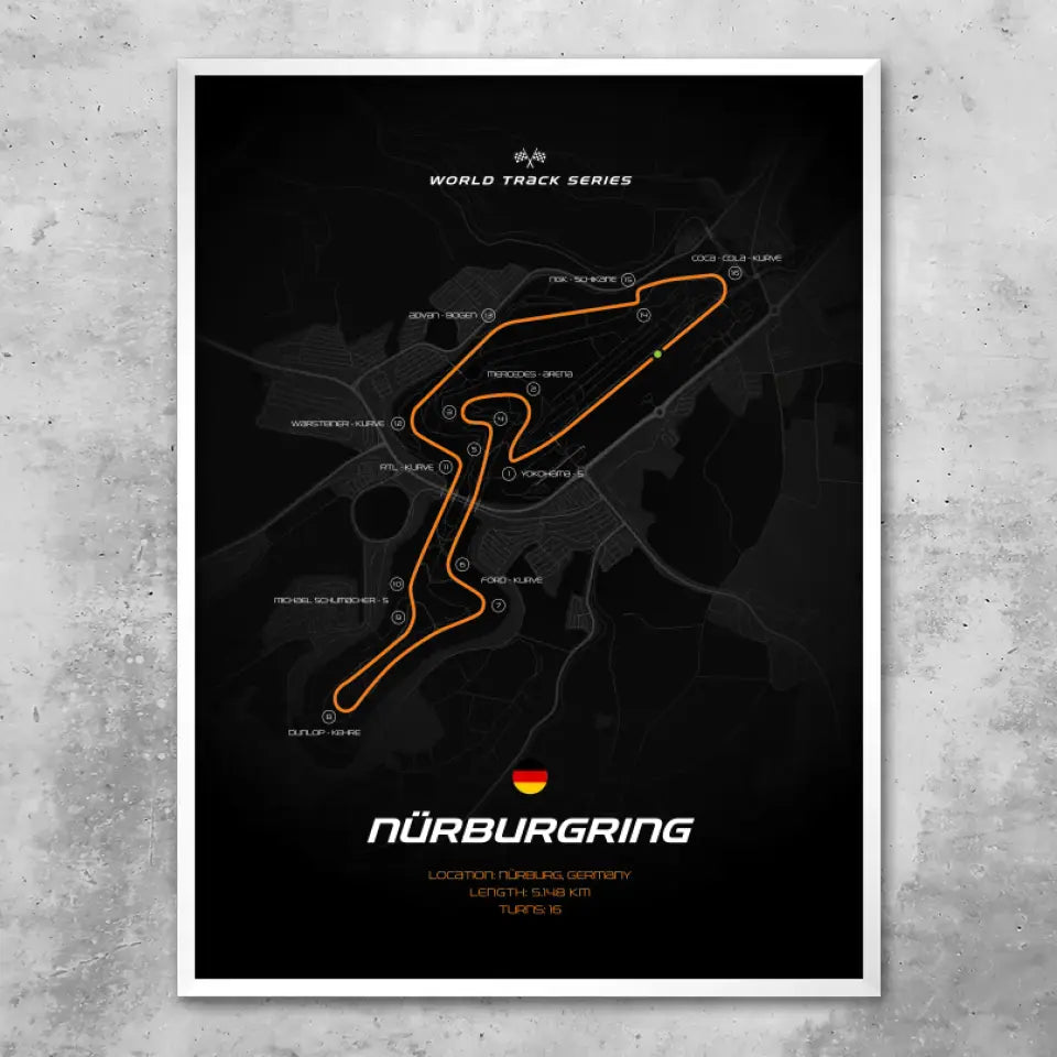 Nürburgring - Individuelles Wandbild