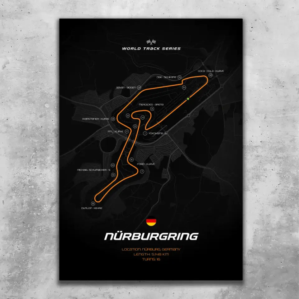Nürburgring - Individuelles Wandbild