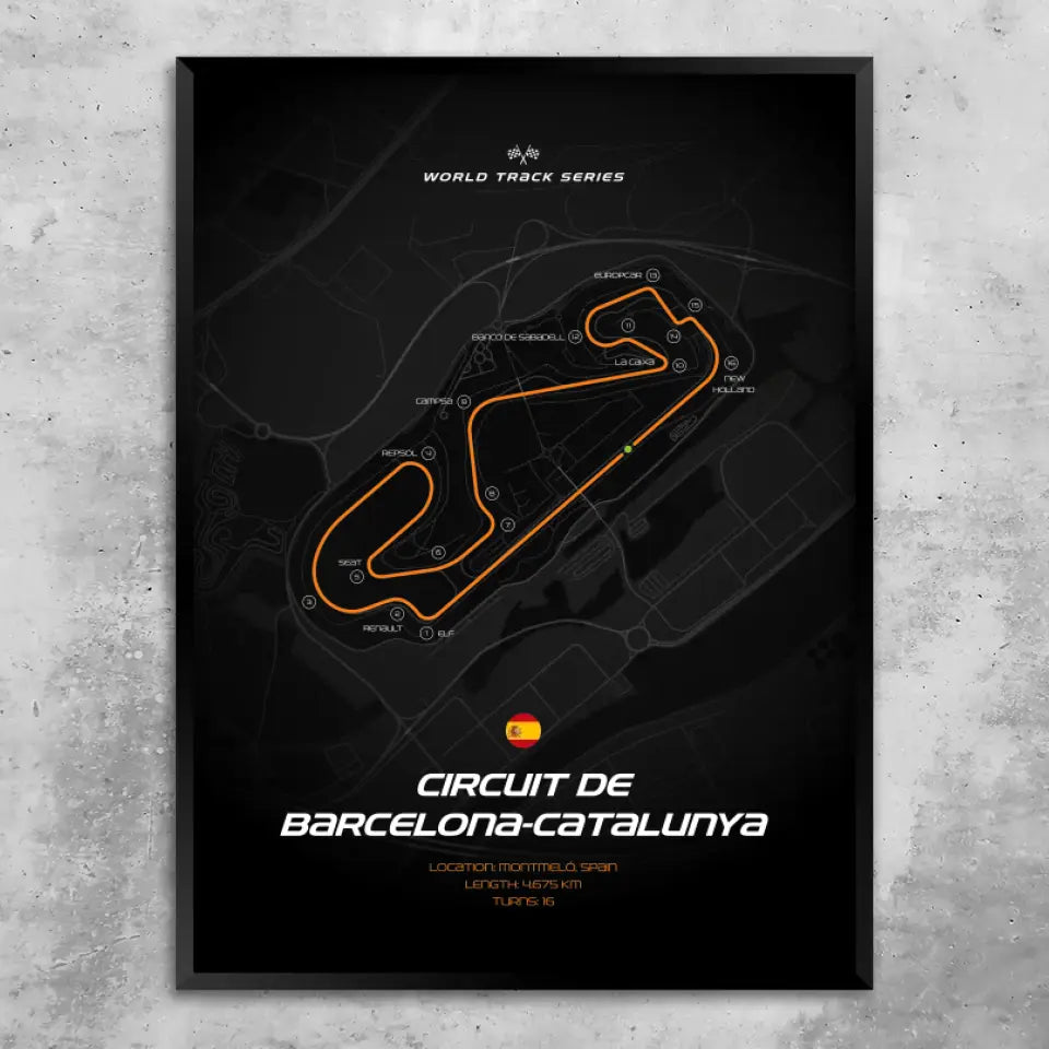 Barcelona - Custom wall art