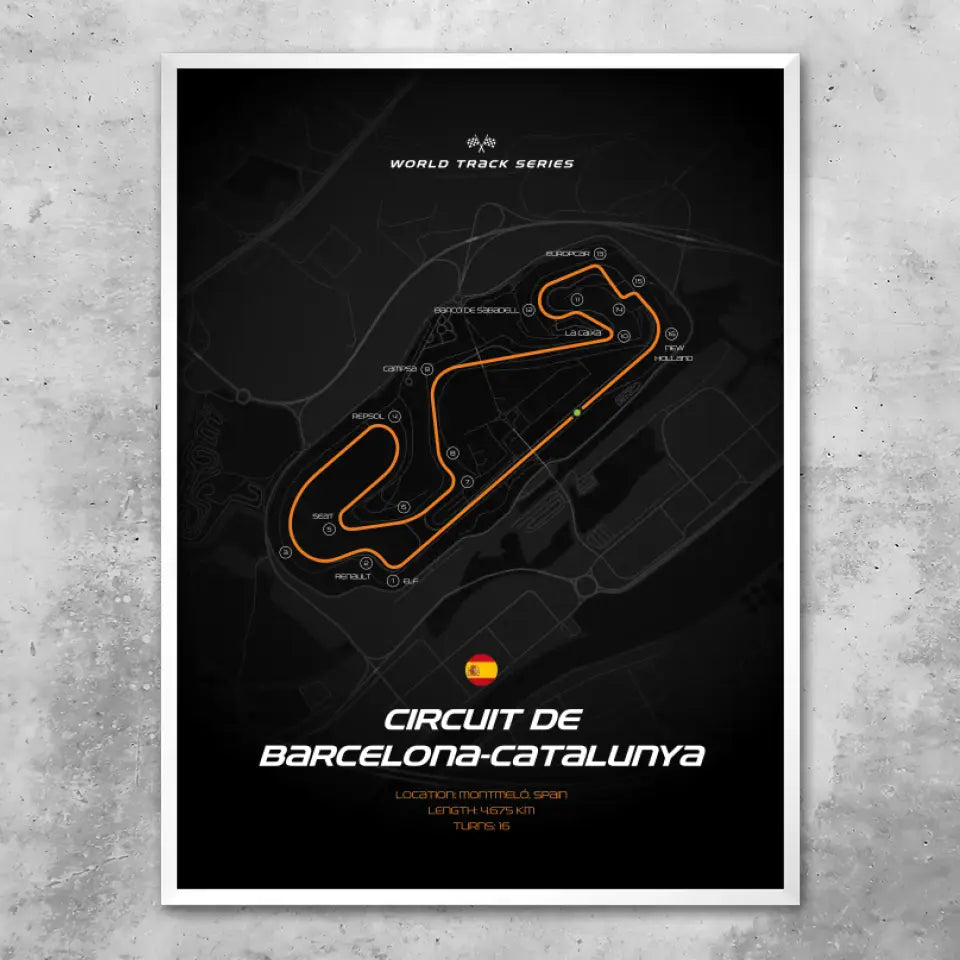 Barcelona - Custom wall art