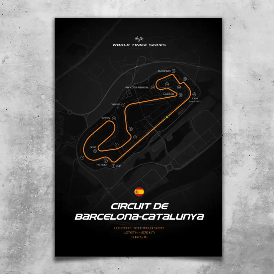 Barcelona - Custom wall art
