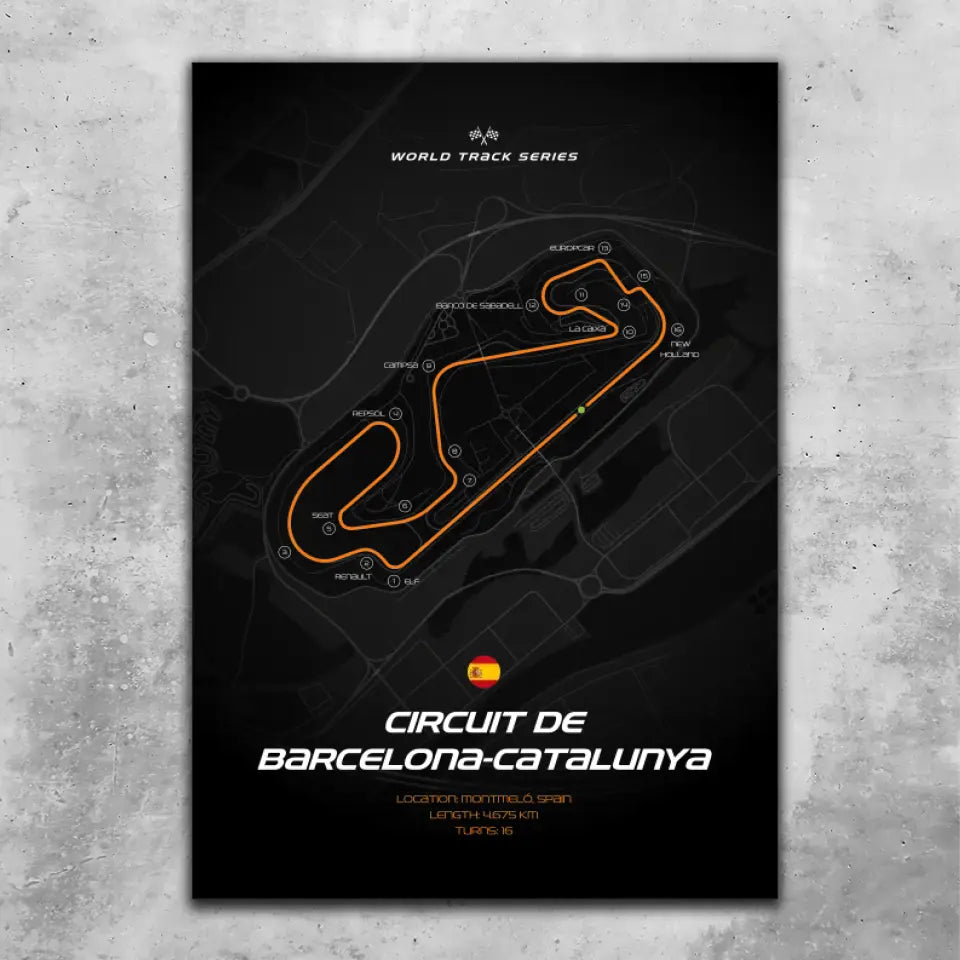 Barcelona - Custom wall art
