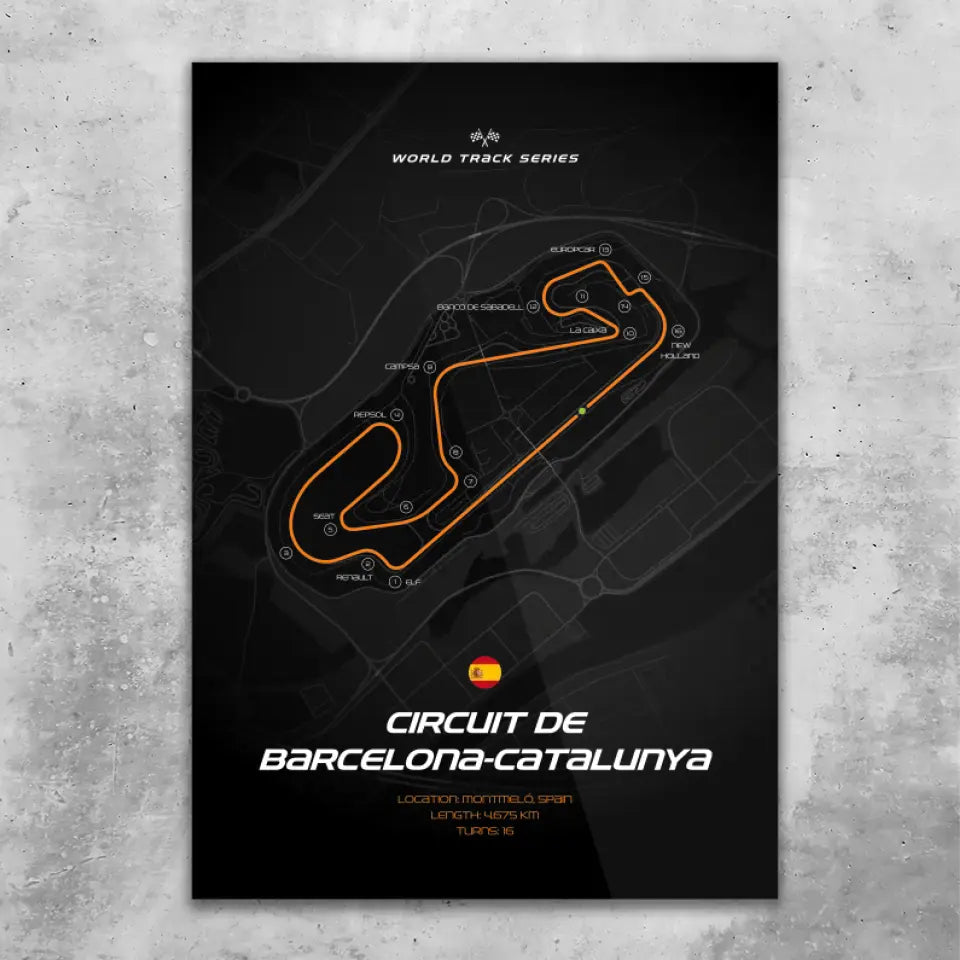 Barcelona - Custom wall art