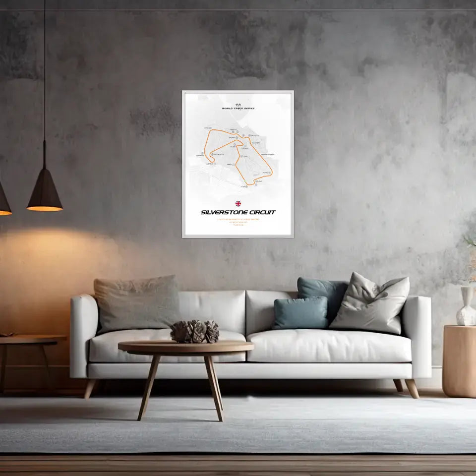 Silverstone - Custom wall art