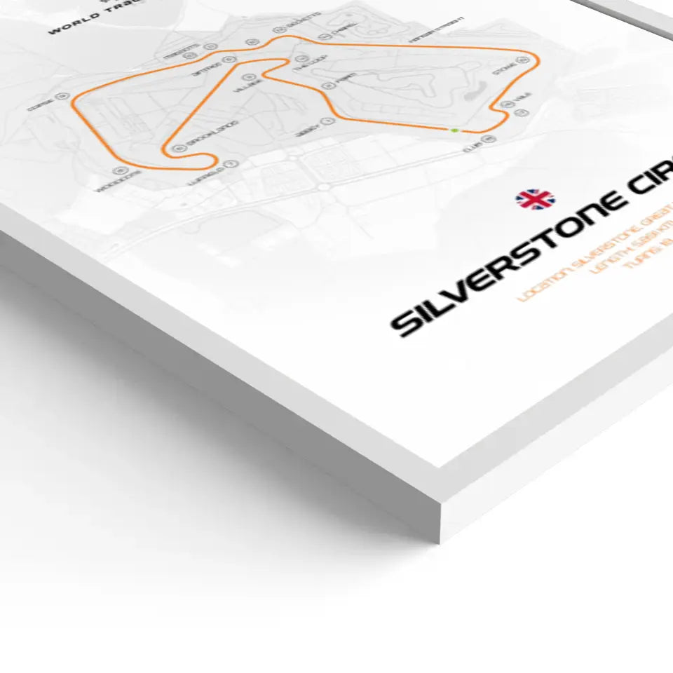 Silverstone - Custom wall art