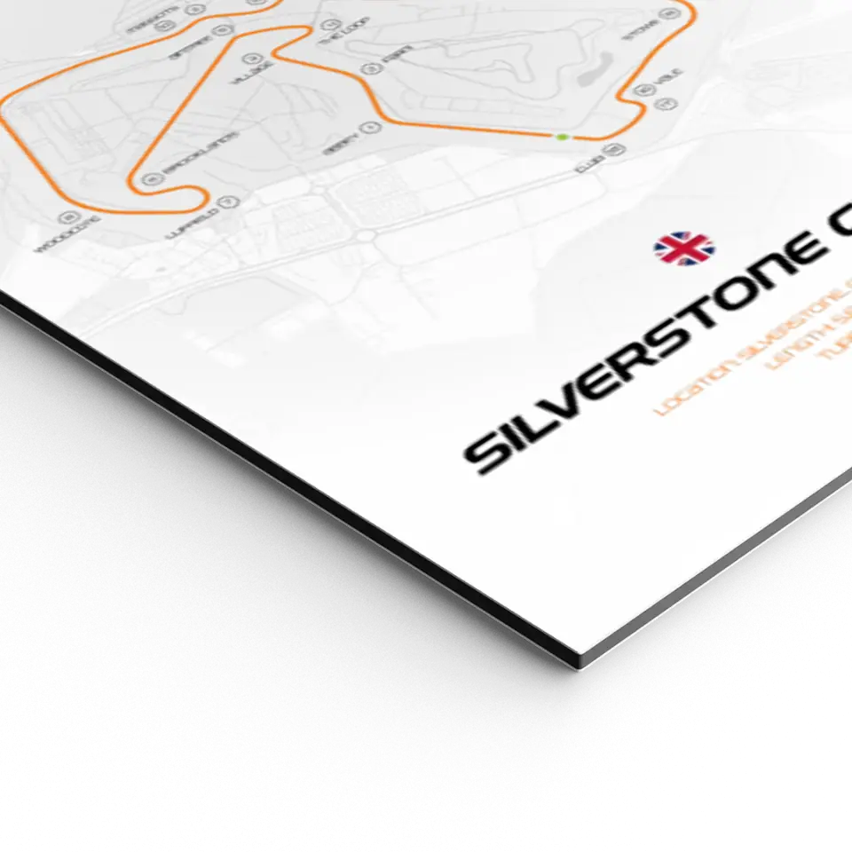 Silverstone - Custom wall art