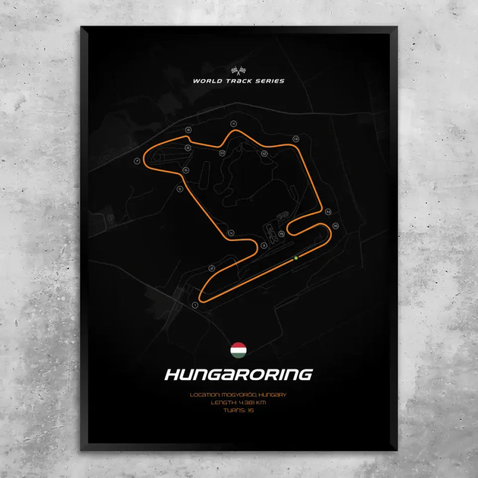 Hungaroring - Quadro personalizzato