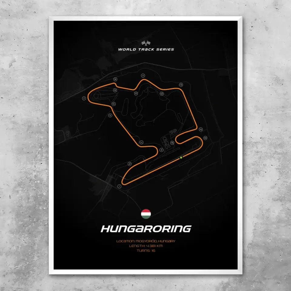 Hungaroring - Individuelles Wandbild