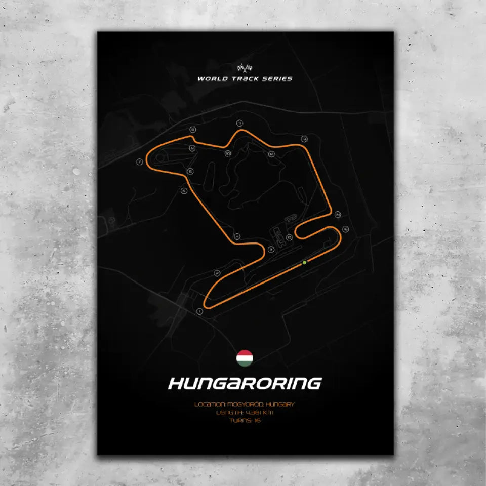 Hungaroring - Custom wall art