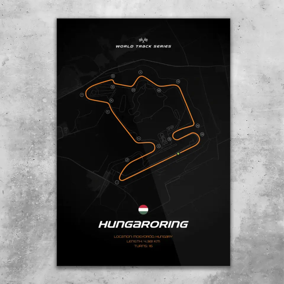 Hungaroring - Individuelles Wandbild