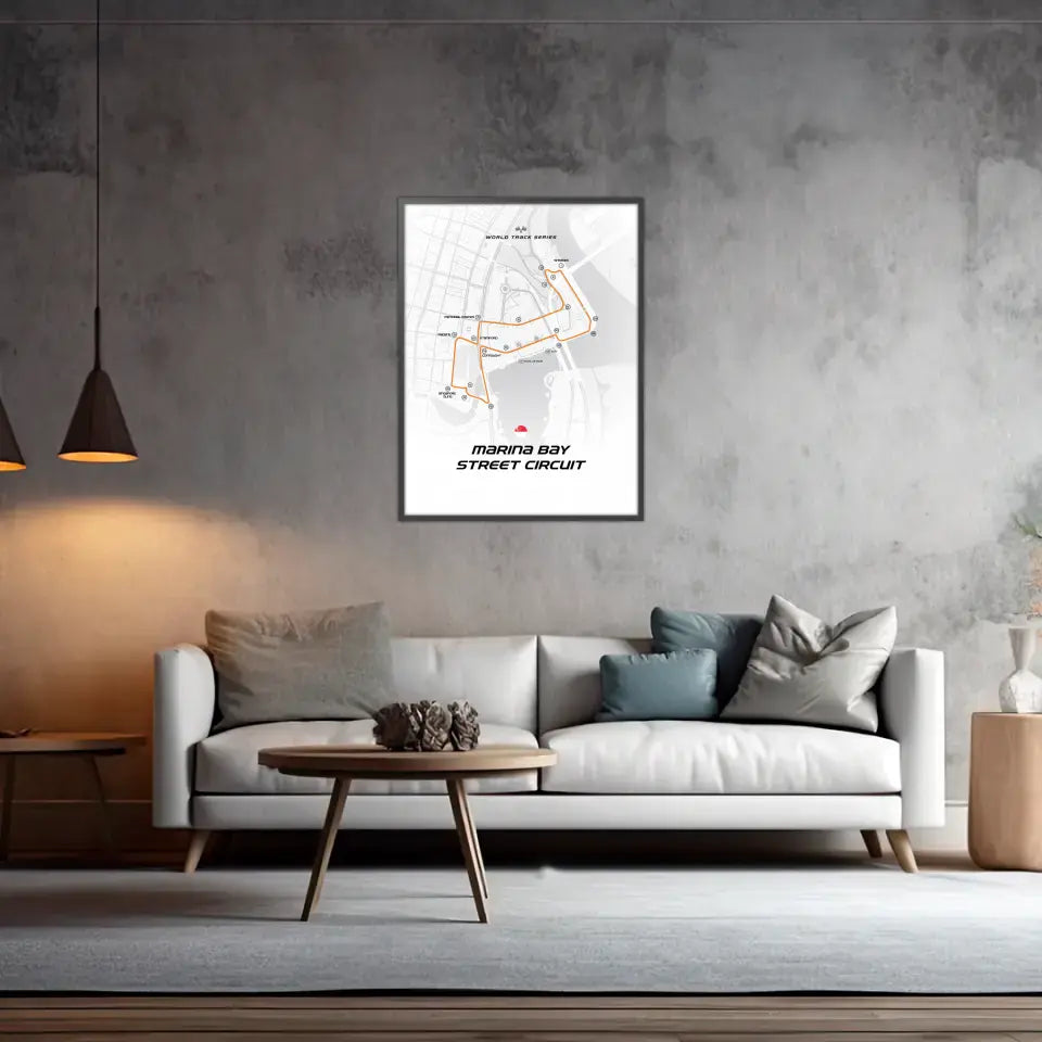Singapur - Quadro personalizzato