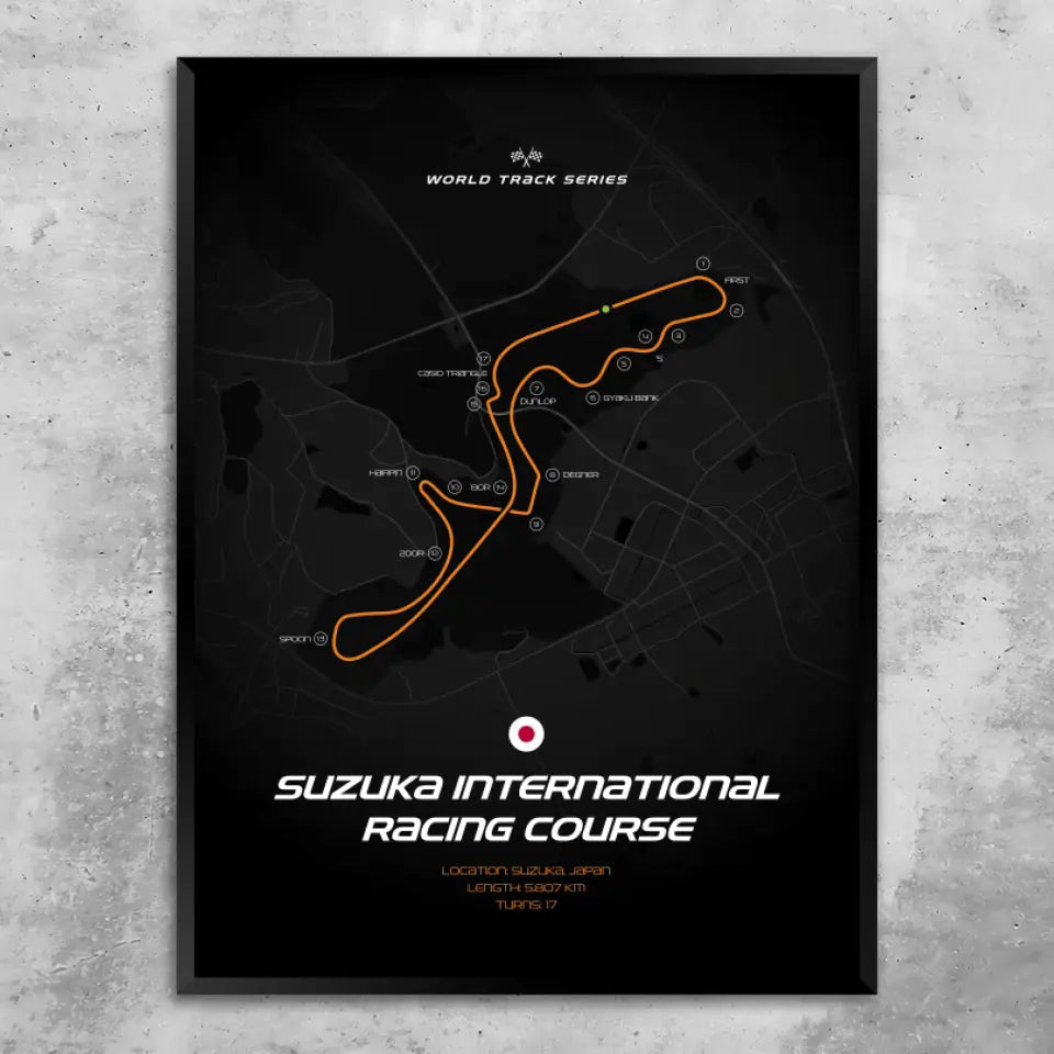 Suzuka - Custom wall art