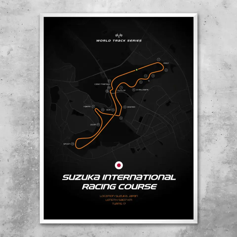 Suzuka - Custom wall art