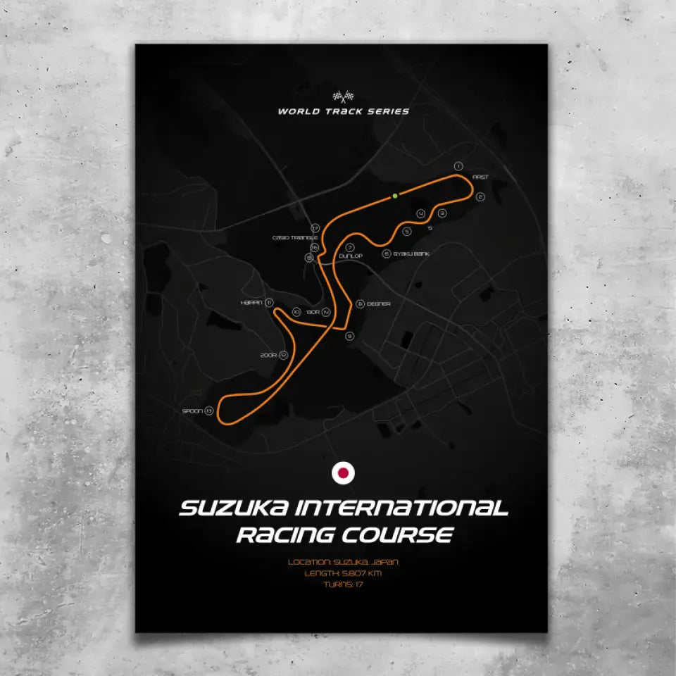 Suzuka - Custom wall art