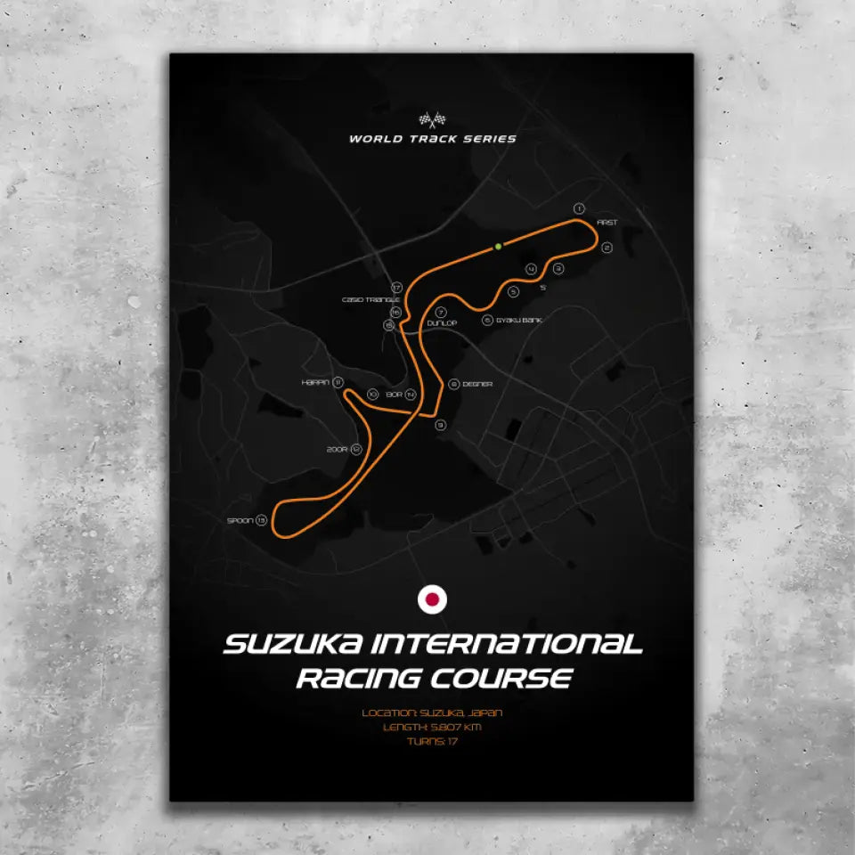 Suzuka - Custom wall art