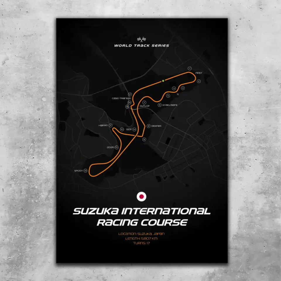 Suzuka - Custom wall art