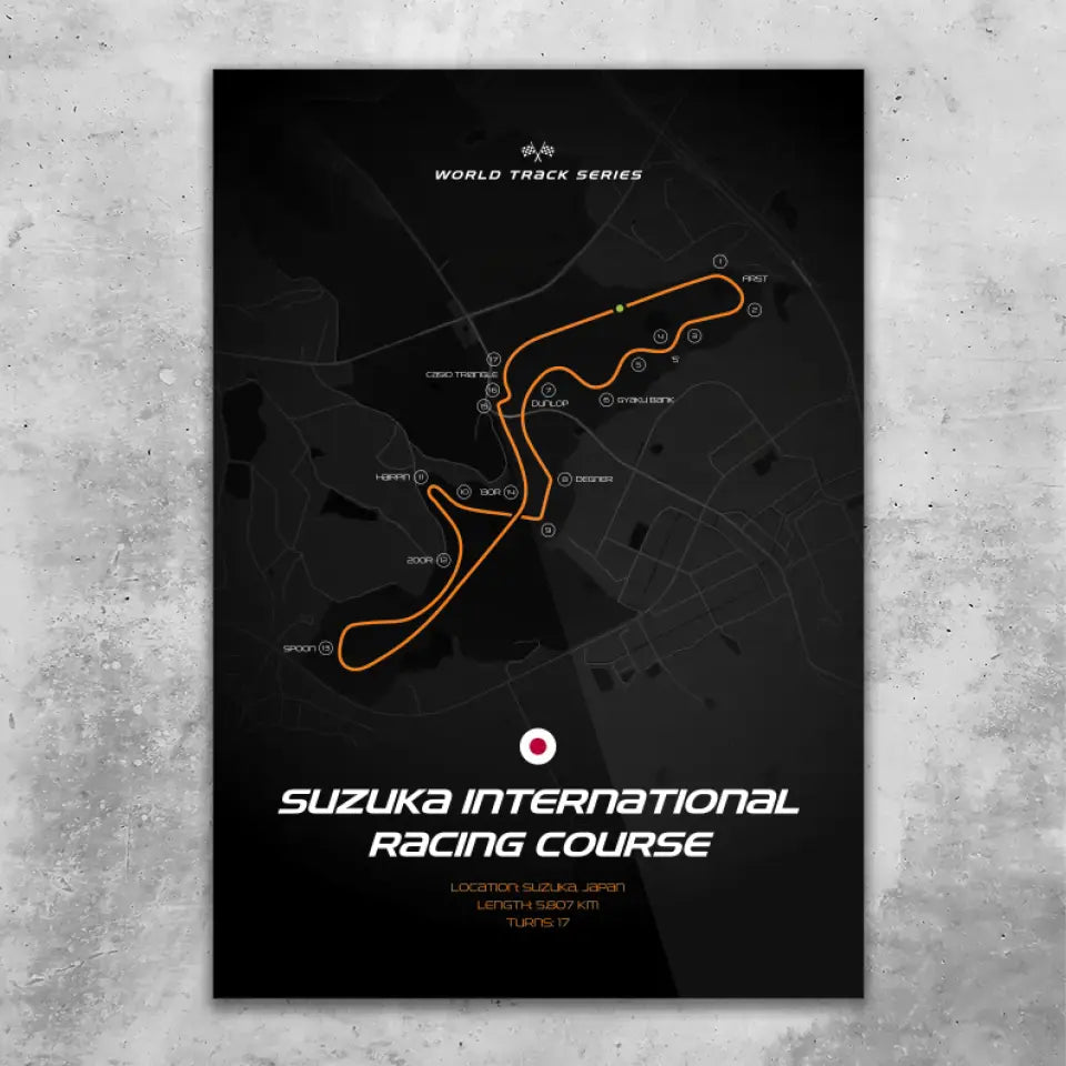 Suzuka - Custom wall art