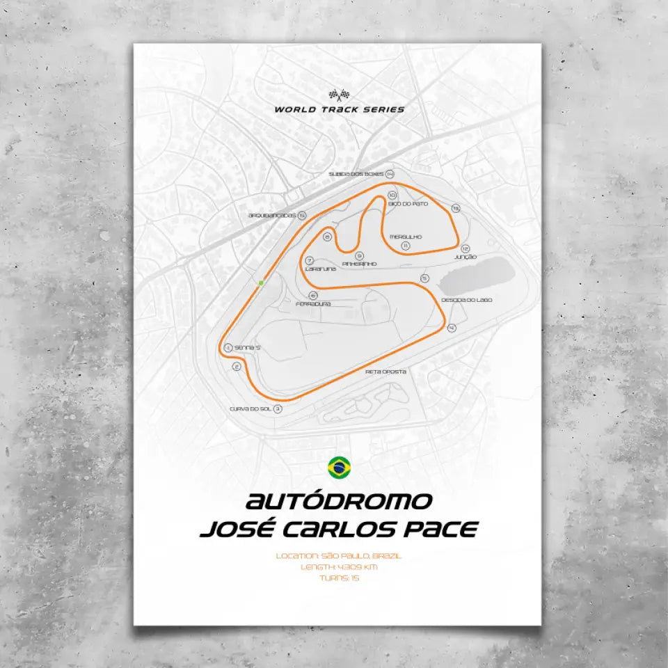 Brasilien - Custom wall art