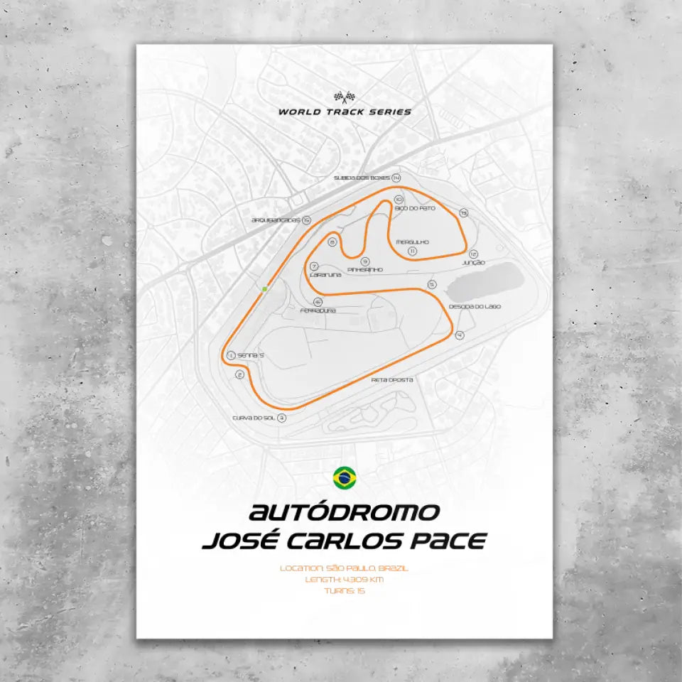 Brasilien - Custom wall art