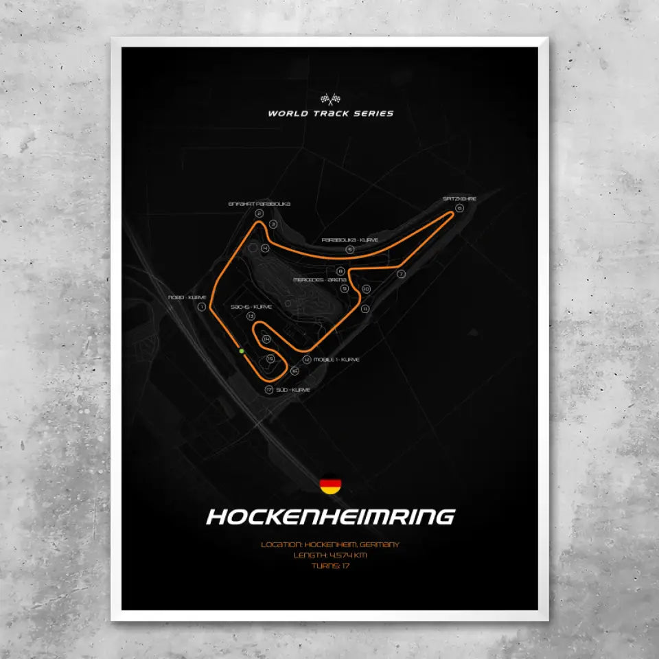 Hockenheimring - Custom wall art