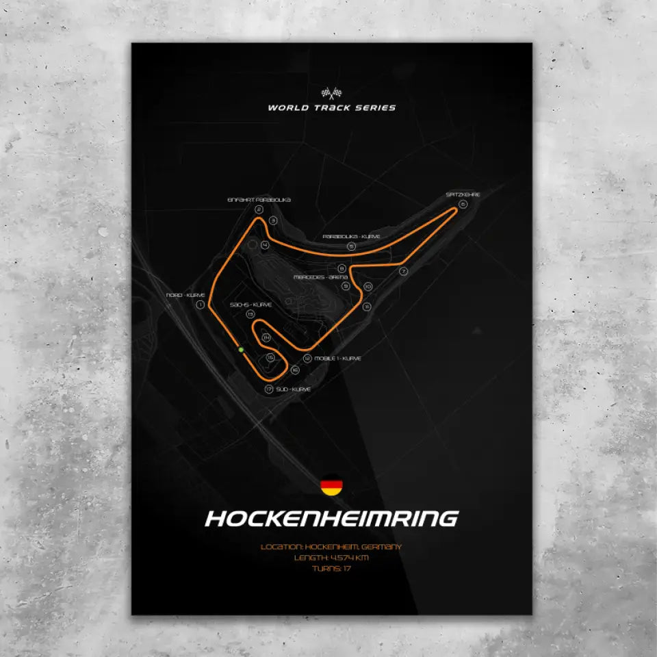 Hockenheimring - Custom wall art