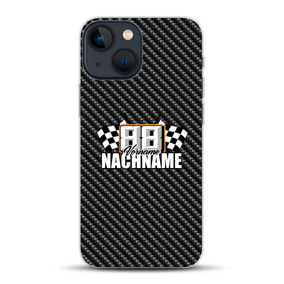 Carbon style #1 - Custom phone case for iPhone