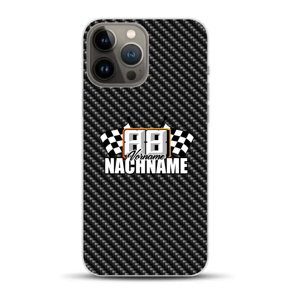 Carbon style #1 - Custom phone case for iPhone