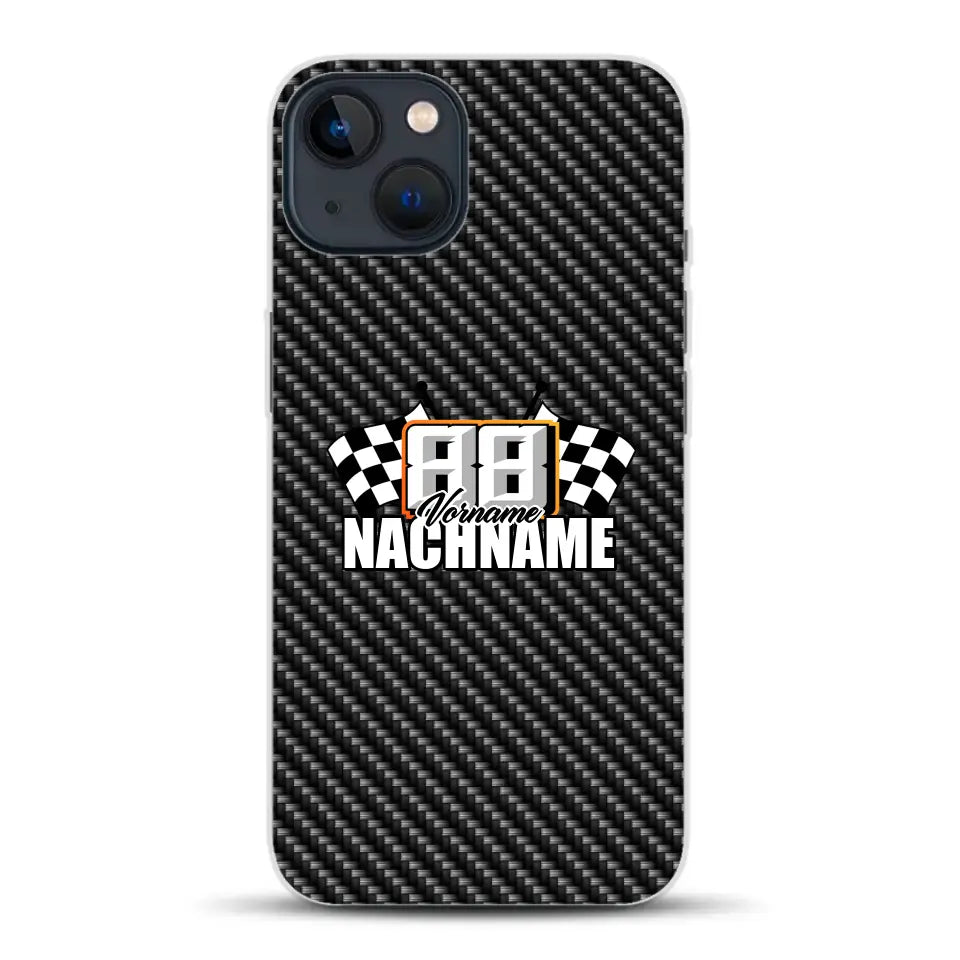 Carbon style #1 - Custom phone case for iPhone