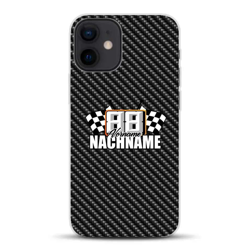 Carbon style #1 - Custom phone case for iPhone