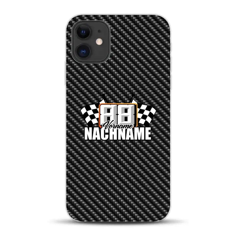 Carbon style #1 - Custom phone case for iPhone