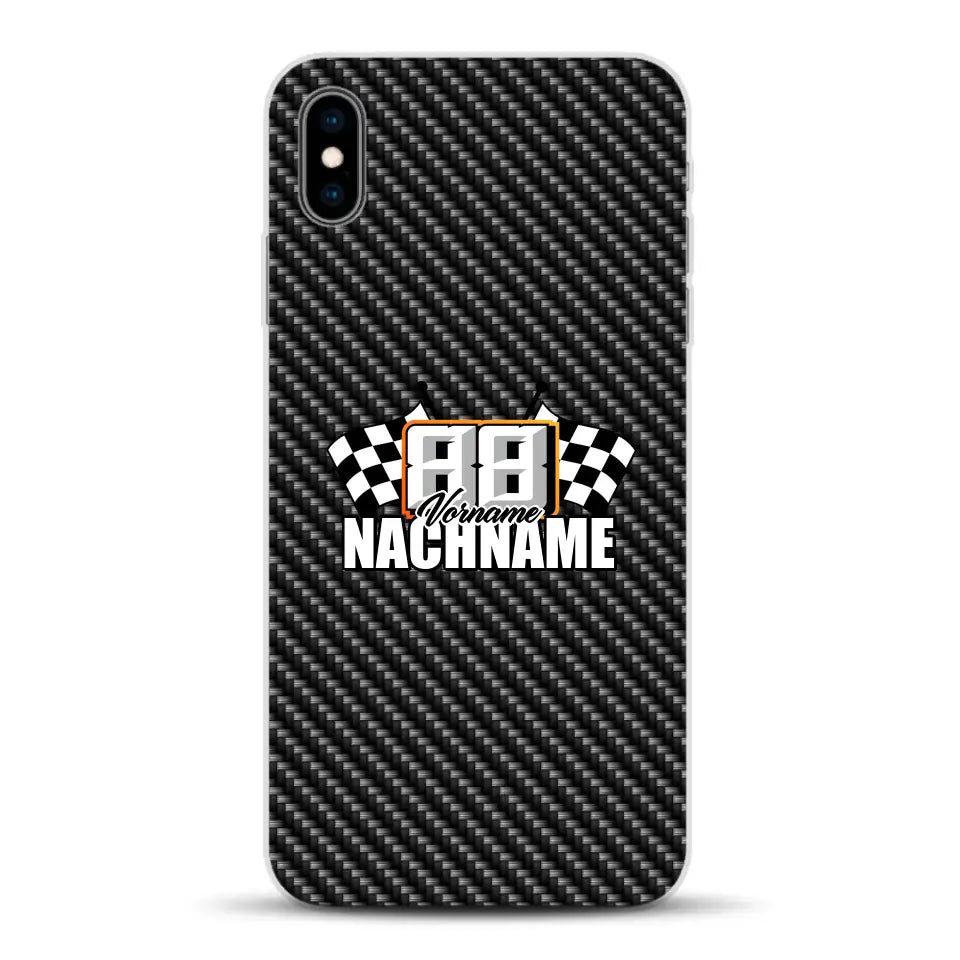 Carbon style #1 - Custom phone case for iPhone