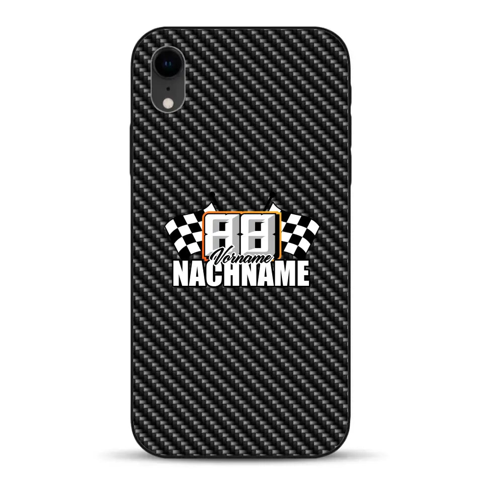 Carbon style #1 - Custom phone case for iPhone