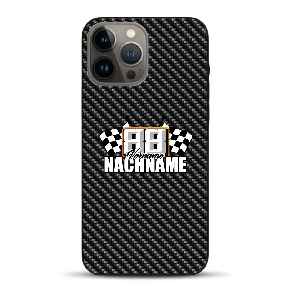 Carbon style #1 - Custom phone case for iPhone