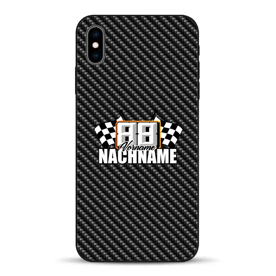 Carbon style #1 - Custom phone case for iPhone