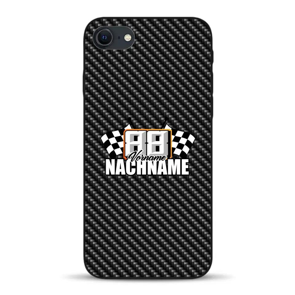 Carbon style #1 - Custom phone case for iPhone