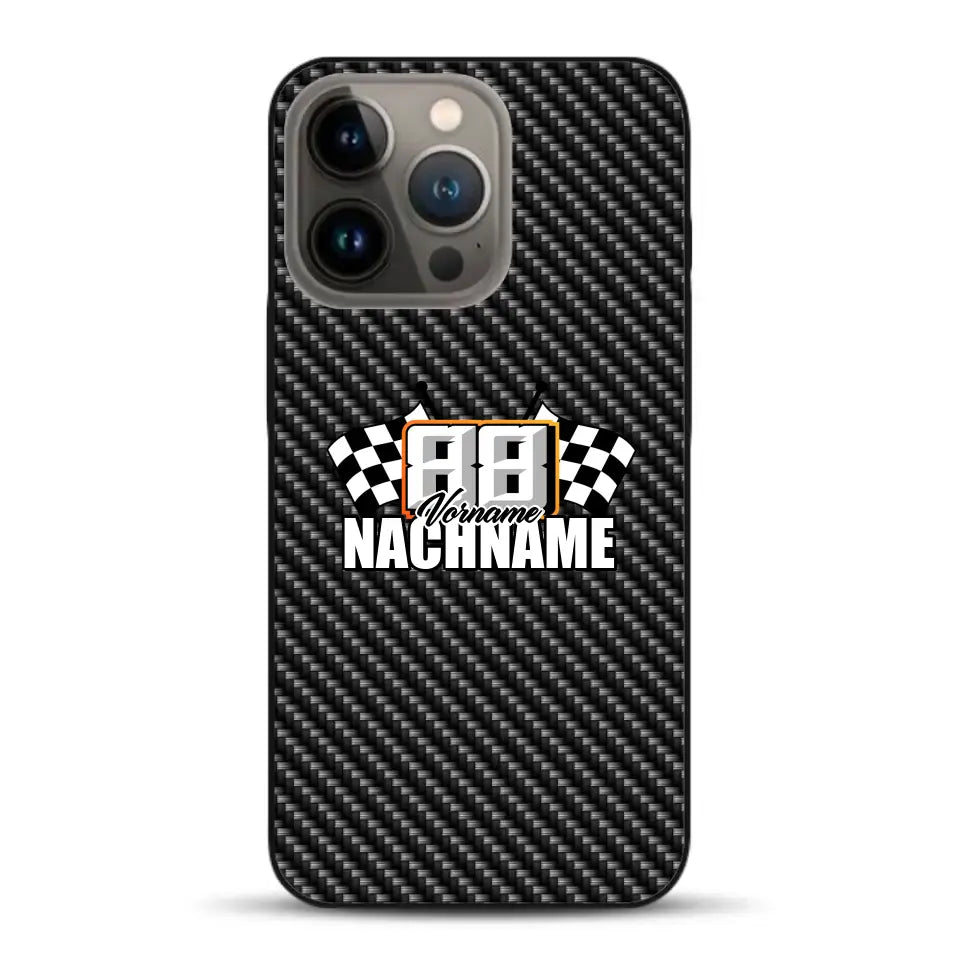 Carbon style #1 - Custom phone case for iPhone
